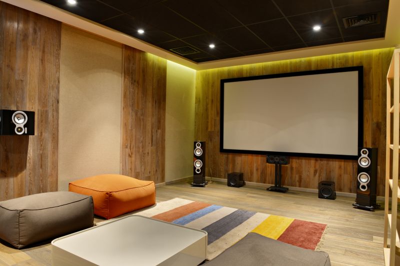 Completed Home Theater Setup 1